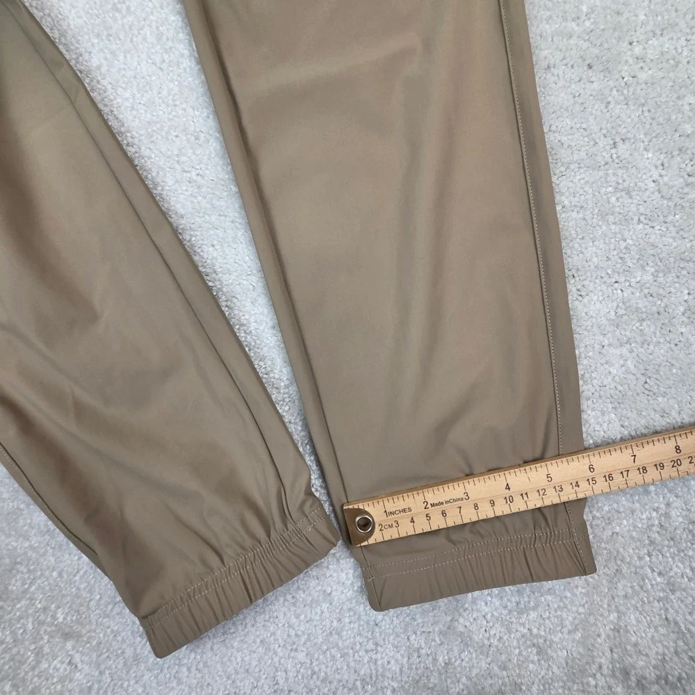 UNRL In-Flex Jogger III Mens L Tall Khaki Performance Pants Active Stretch